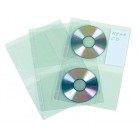 FUNDA CD/DVD PVC DOBLE A4 4T P/10 UD.